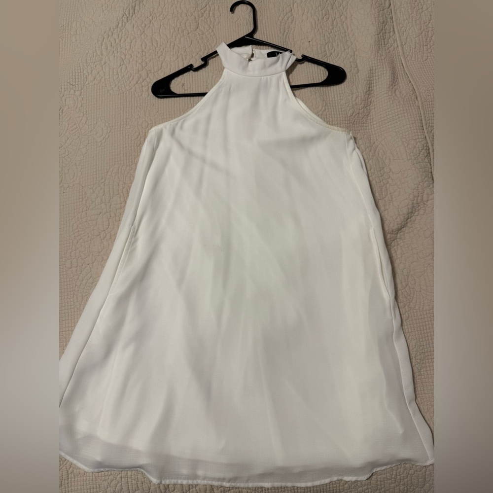 Lulus White Sleeveless Dress